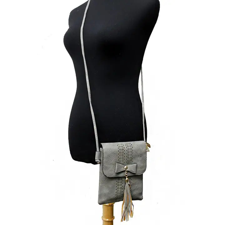 Bow Tassel Crossbody
