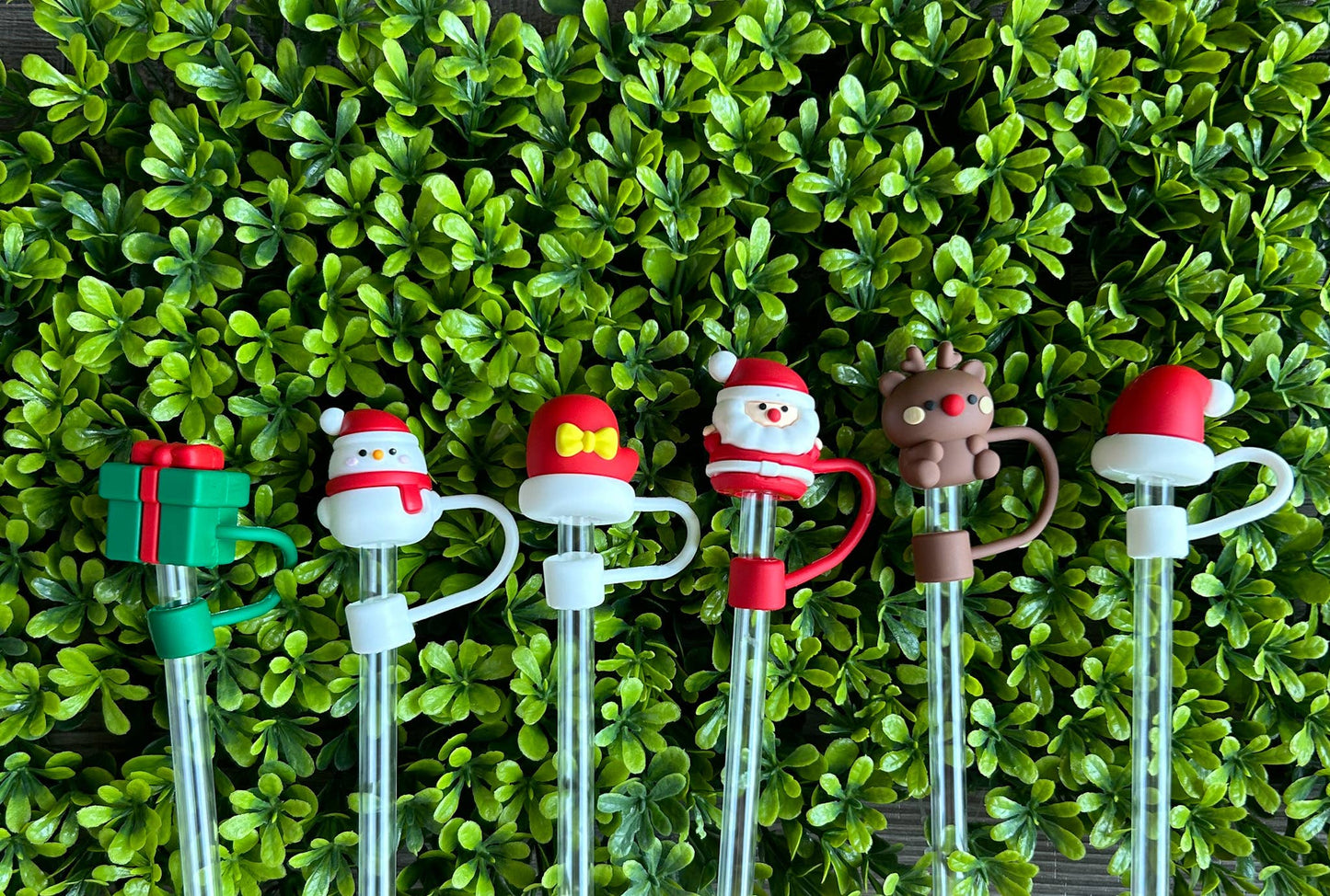 Christmas Straw Toppers