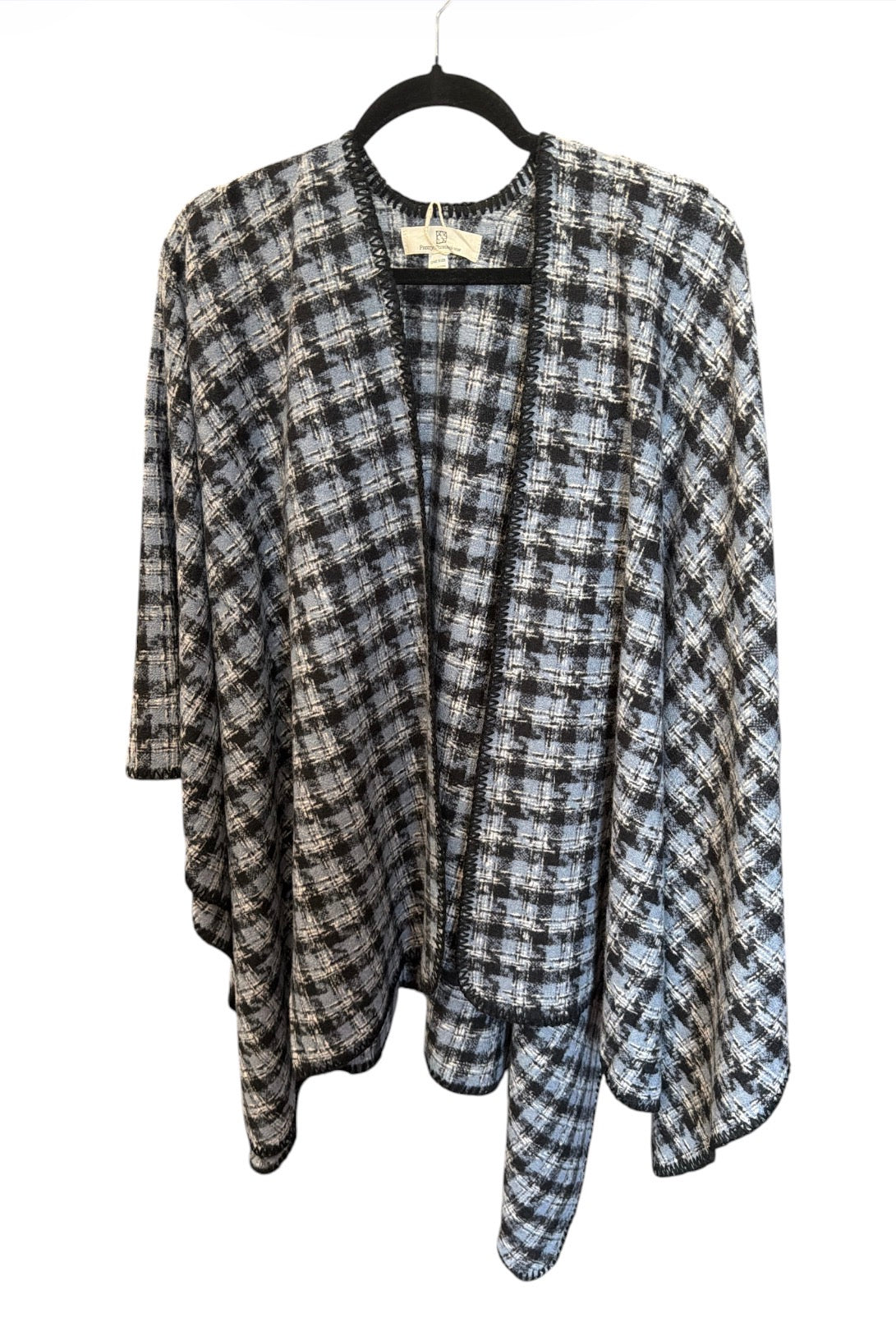 Onesize Scarf Poncho - Navy