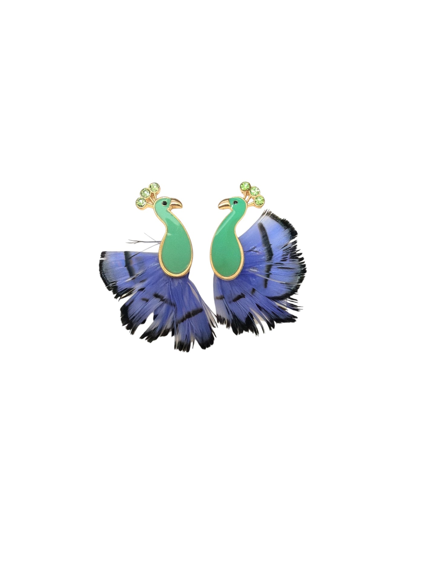 Peacock Feather Earring