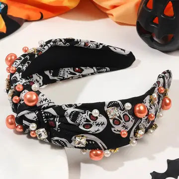 Halloween Diamond Pearl Headband