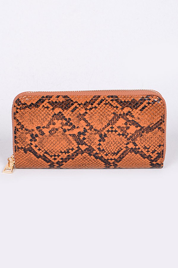 Faux Snake Wallet