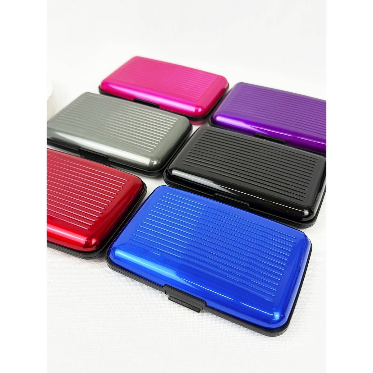 Solid Metallic Color Card Caddy