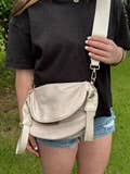 Oversize Bum Bag Crossbody - Solid