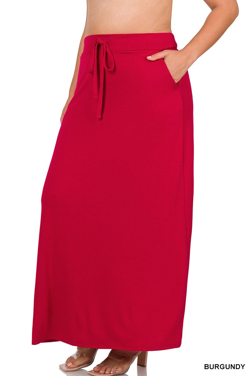 Plus Maxi Skirt