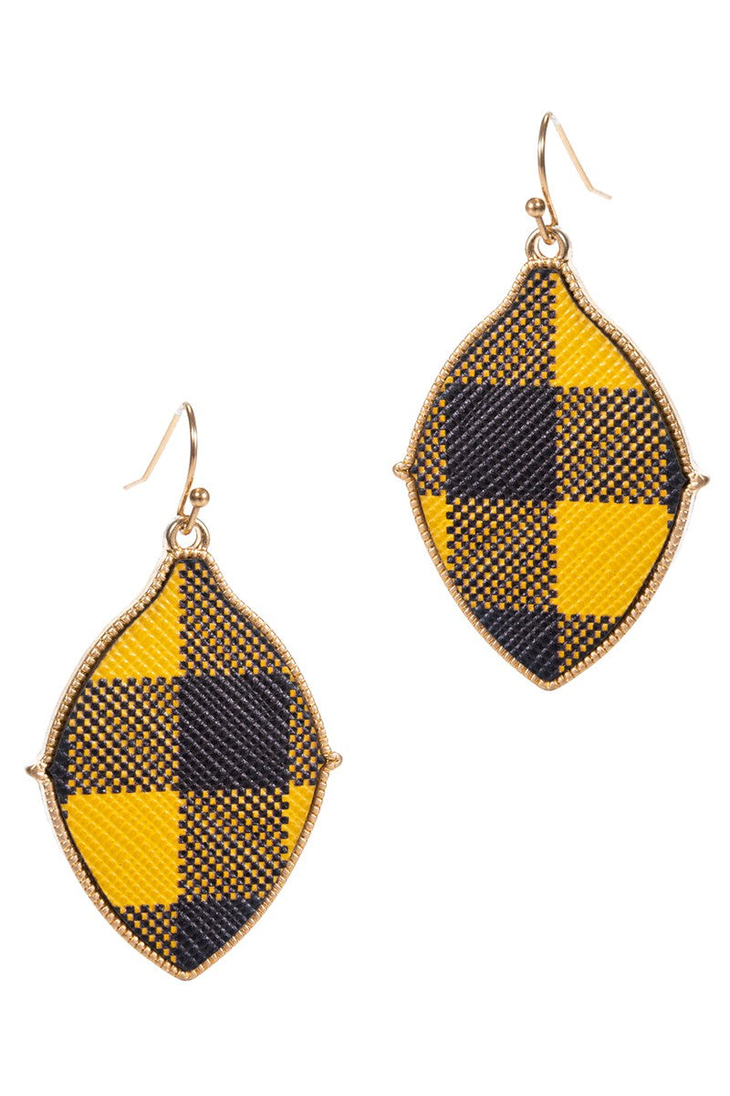 Leather Dangle Earrings