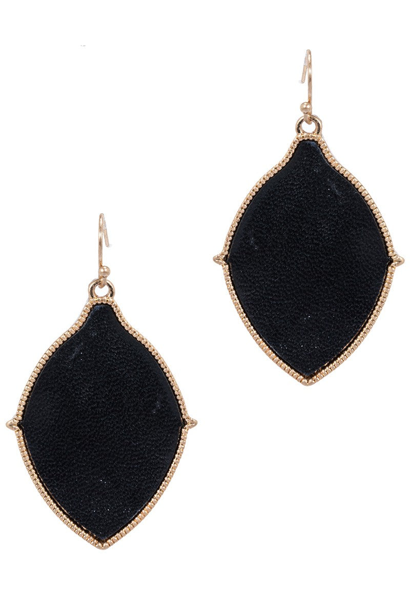 Leather Dangle Earrings