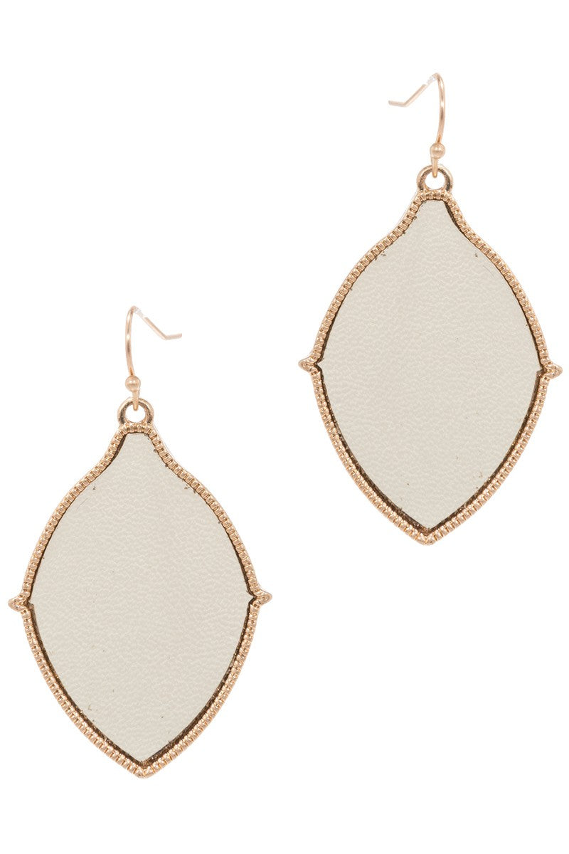 Leather Dangle Earrings