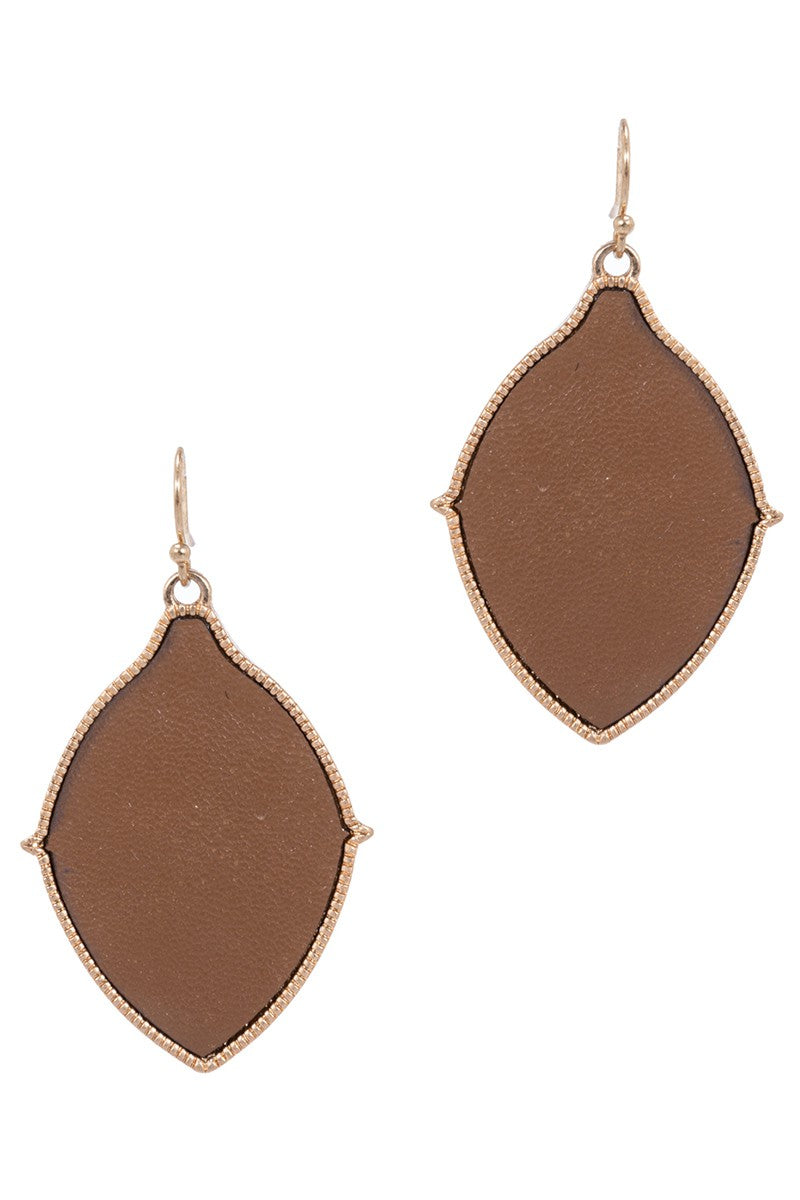 Leather Dangle Earrings