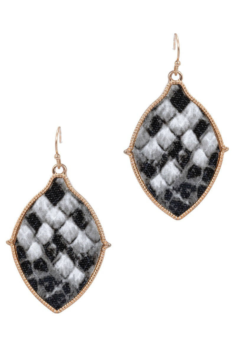 Leather Dangle Earrings