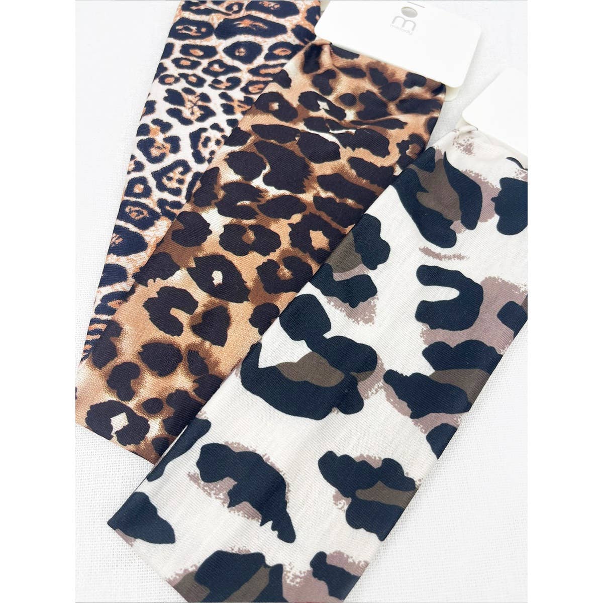 Leopard Printed Stretch Wide Headband