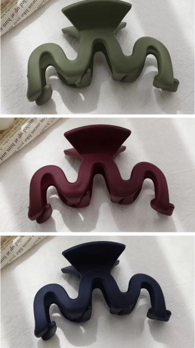 3 Pack Hair Claw Clip