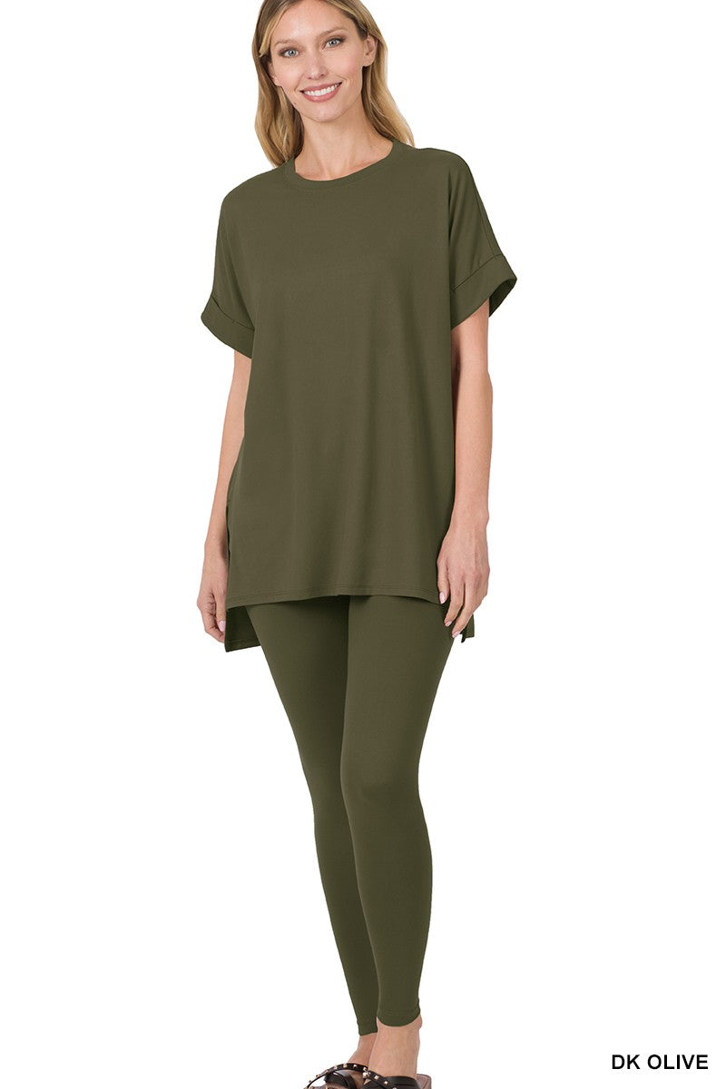 Brushed Microfiber Loungewear Set SS