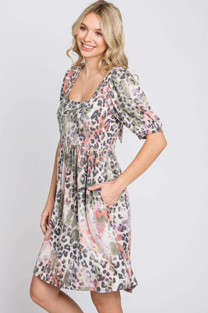 Animal Print Dress