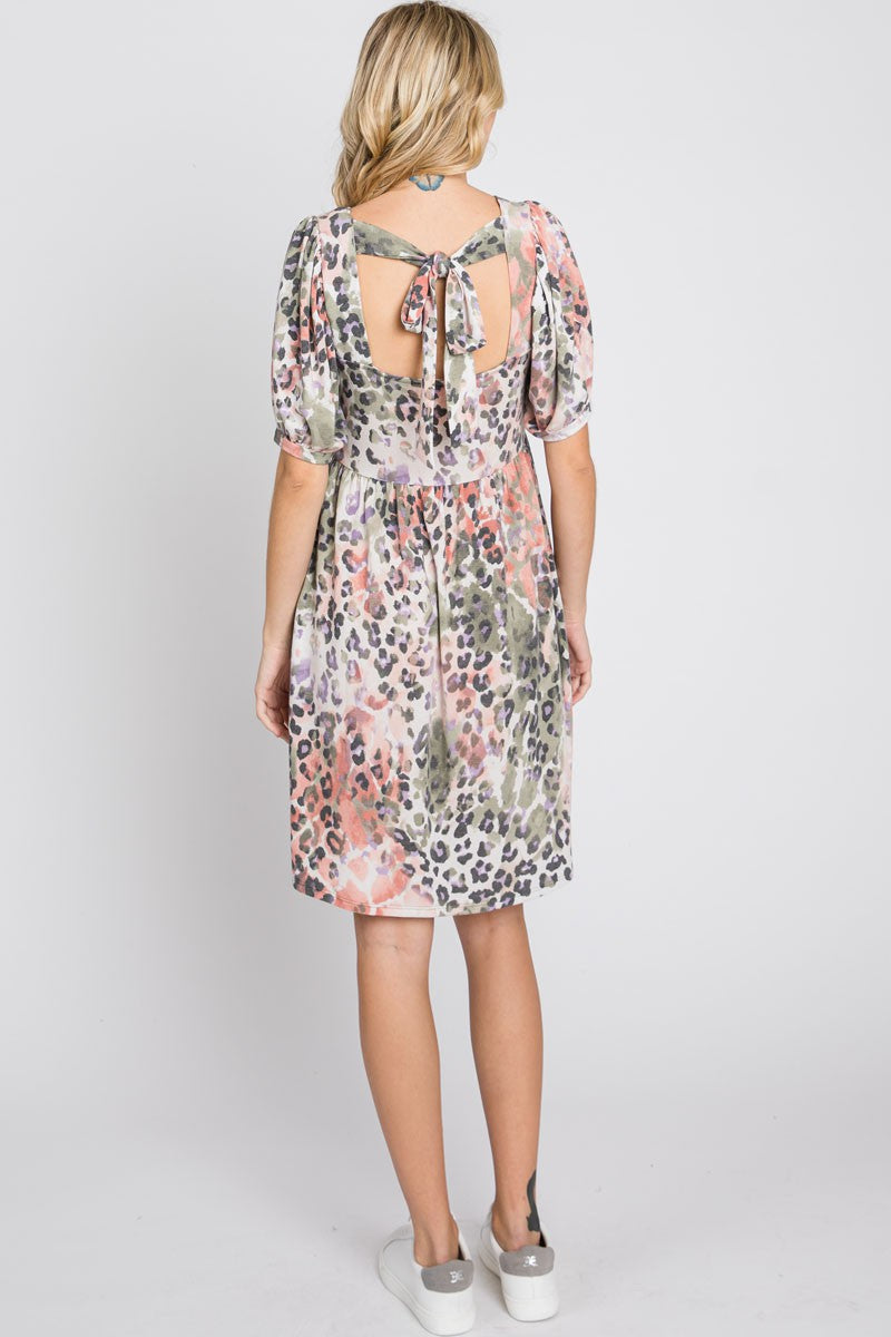 Animal Print Dress