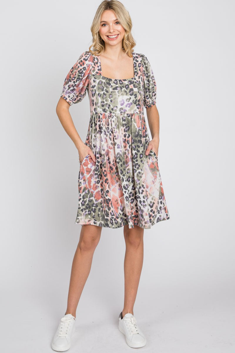 Animal Print Dress