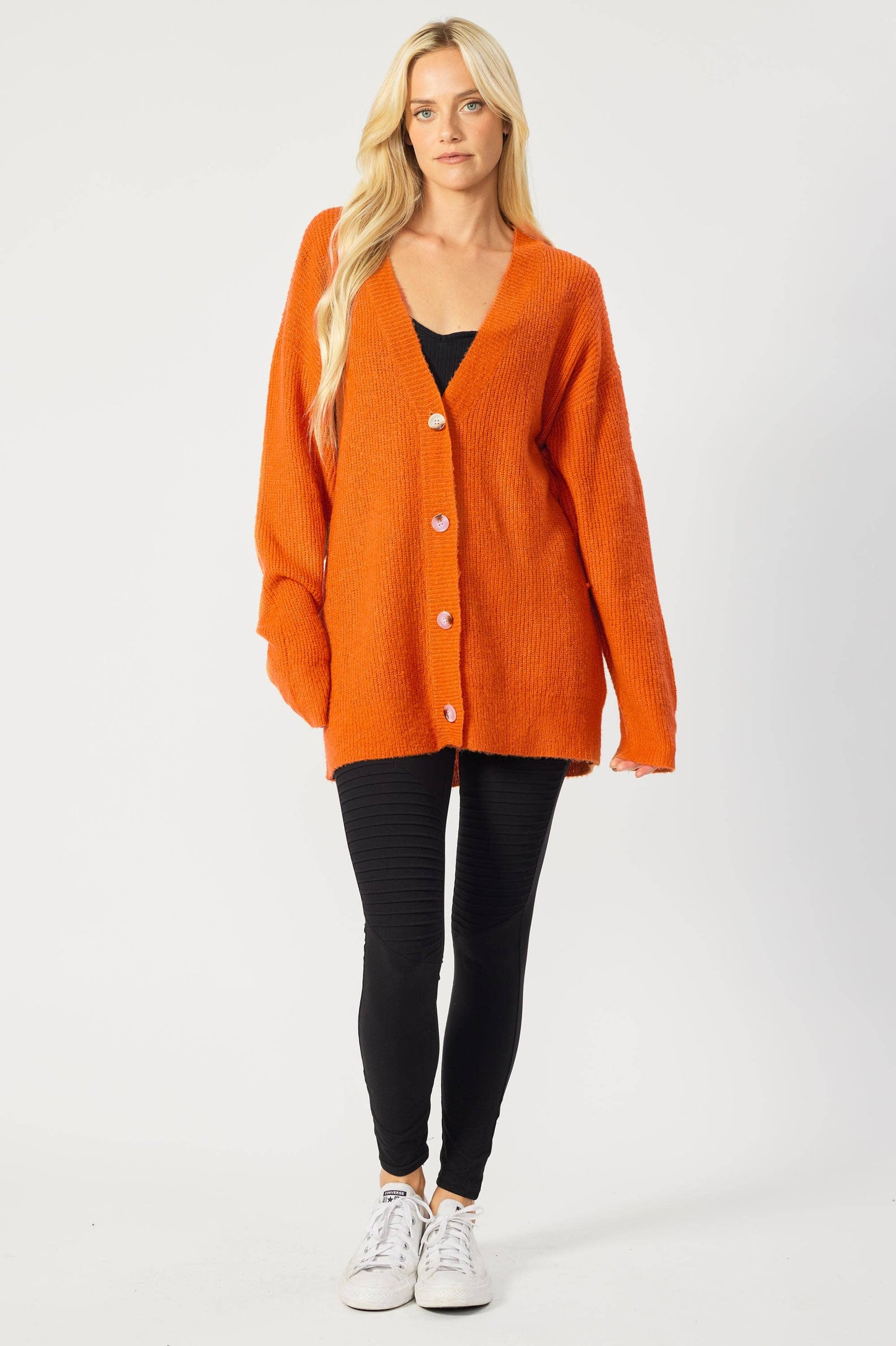 BUTTON DOWN SWEATER CARDIGAN
