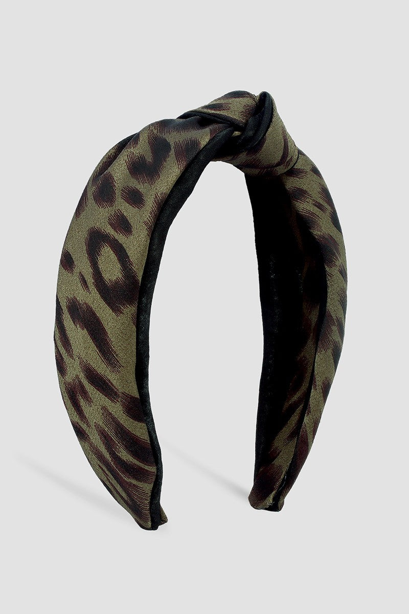 Leopard Knotted Headband
