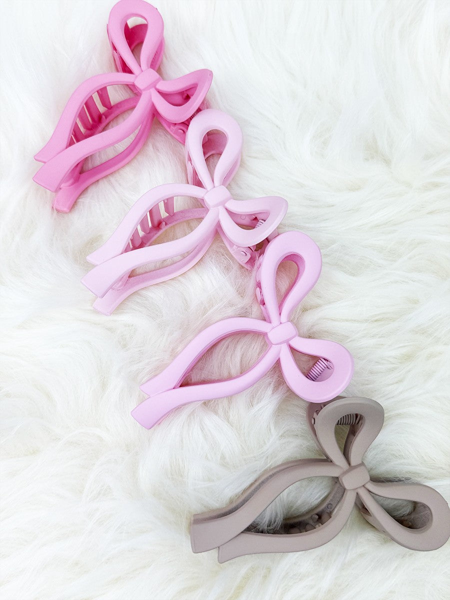 Matte Bow Clips