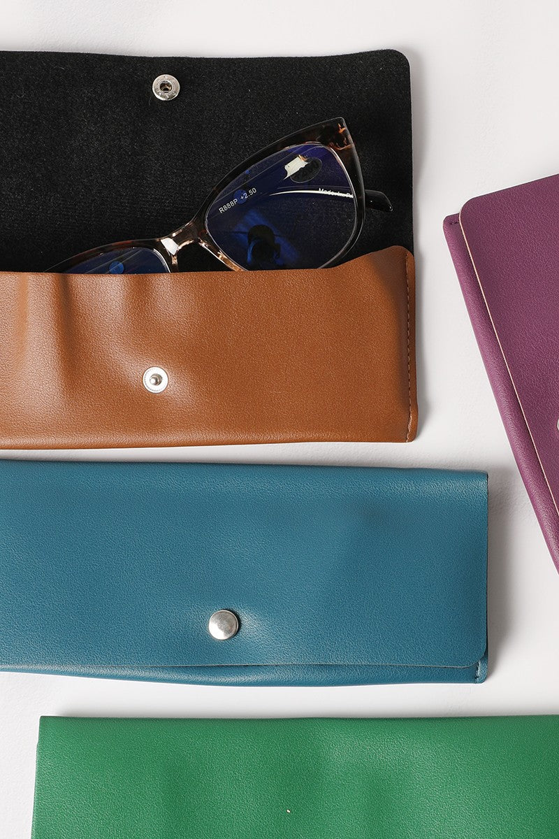 Leather Eyeglasses Sunglasses Pouch