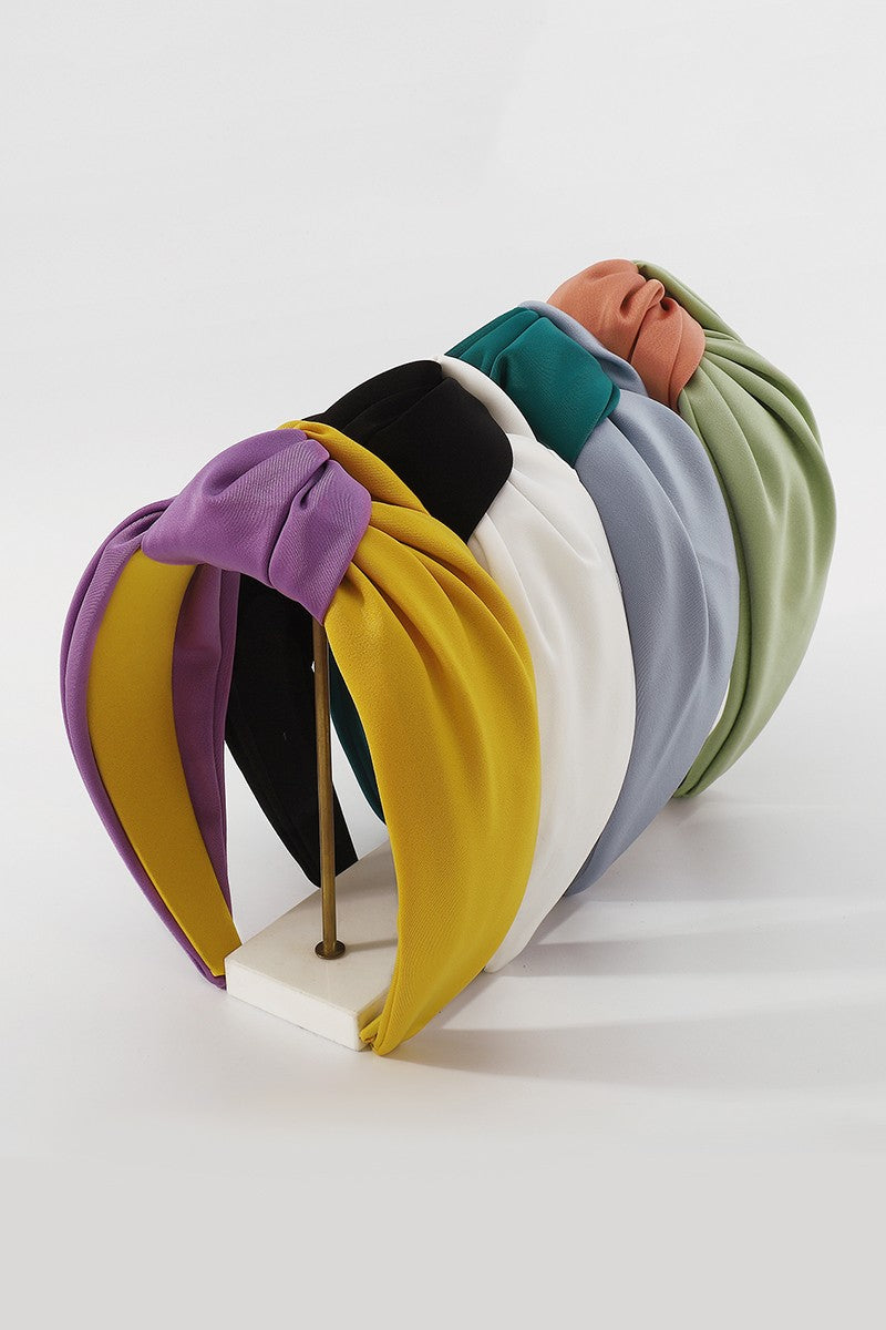 Duo Color Satin Headbands