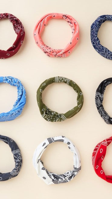 Wide Bandana Headbands