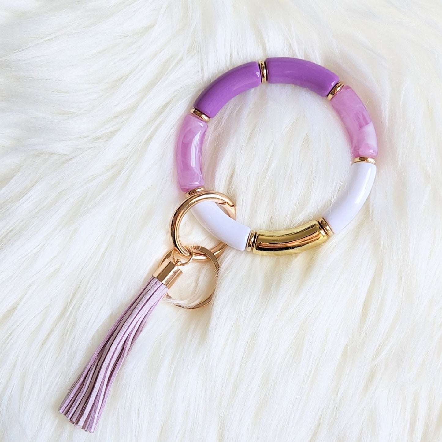 Key Ring Bracelet Tassel Keychain