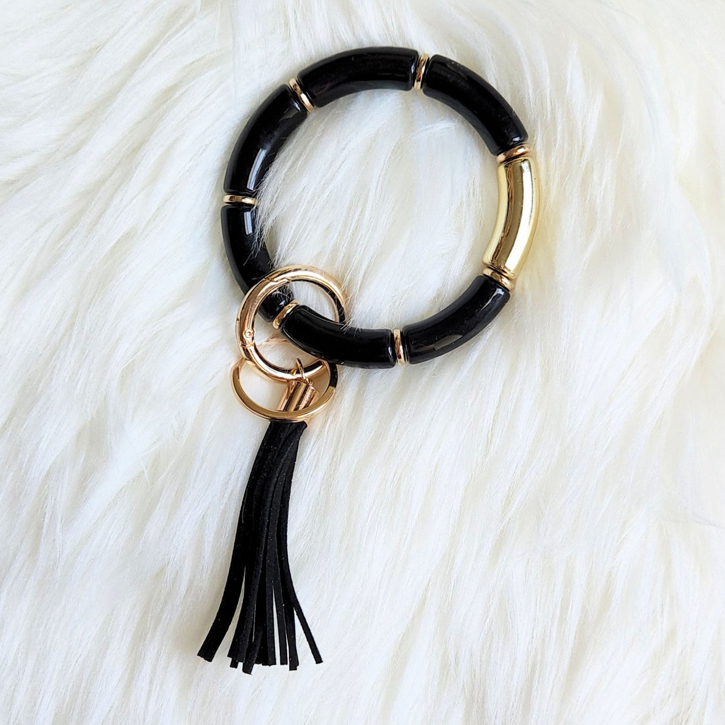 Key Ring Bracelet Tassel Keychain