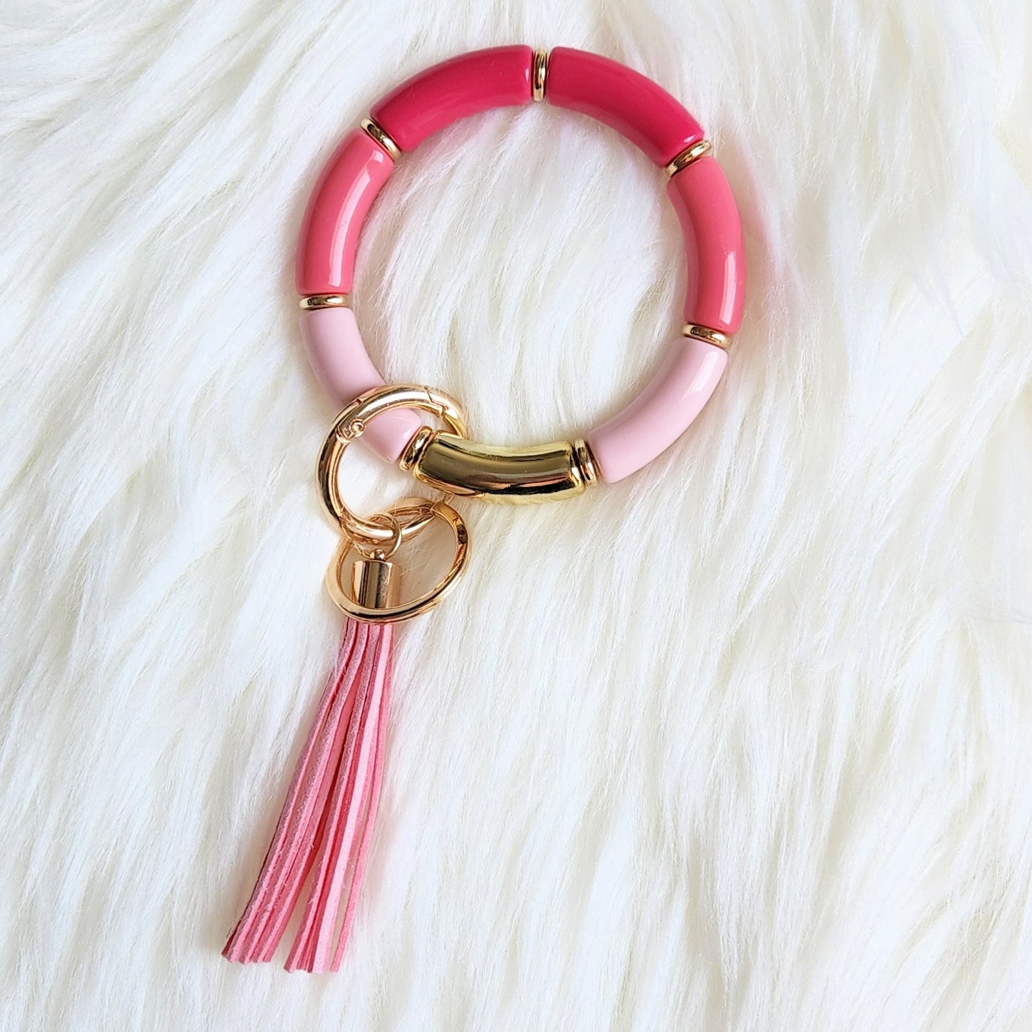 Key Ring Bracelet Tassel Keychain