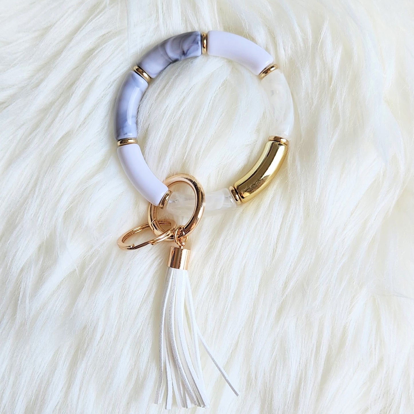 Key Ring Bracelet Tassel Keychain