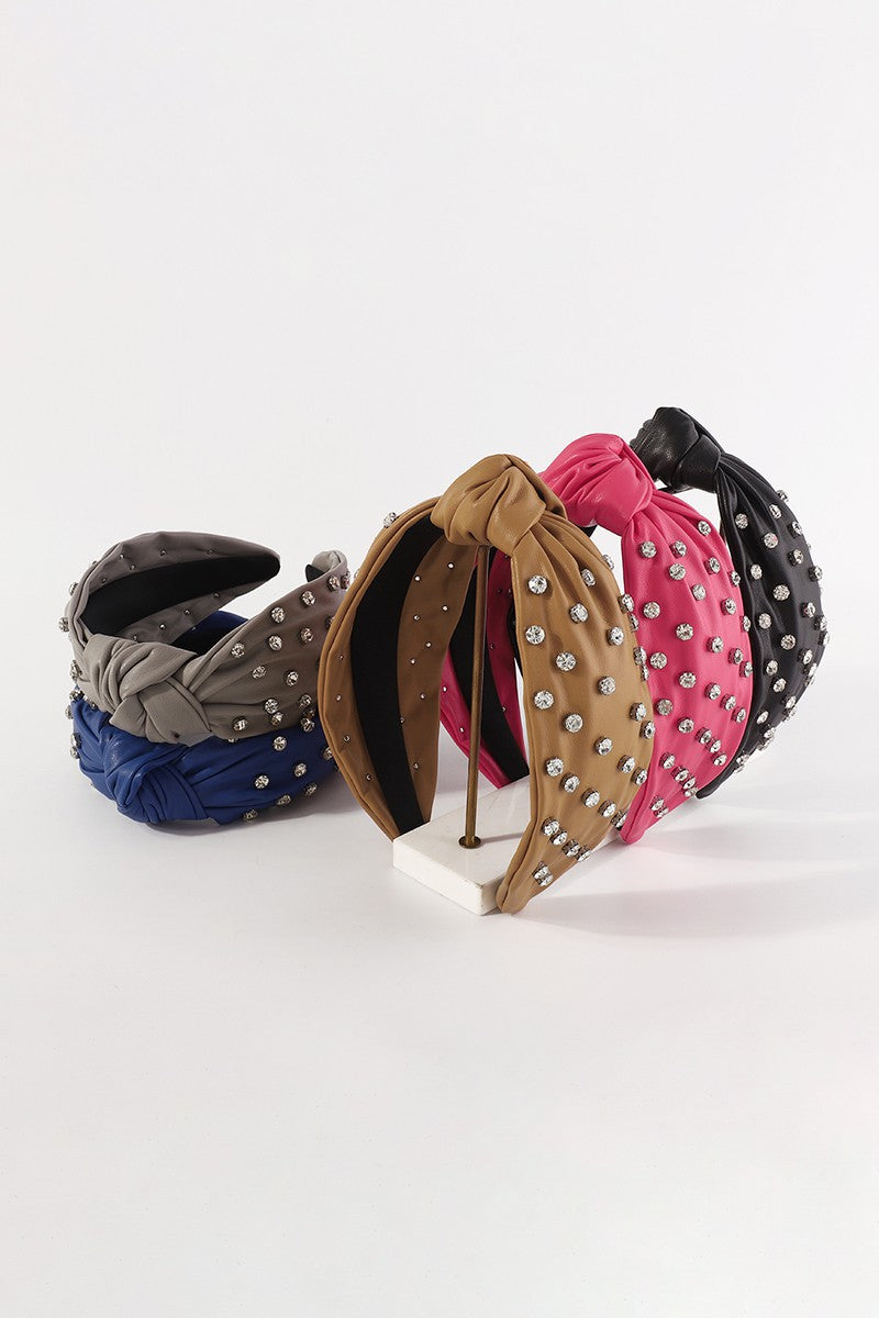 Vegan Leather Headband
