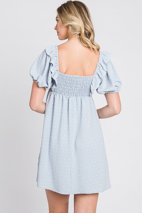 Dotted Textured Dress
