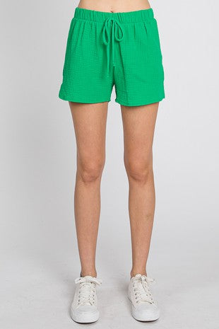 Plus Double Gauze Shorts