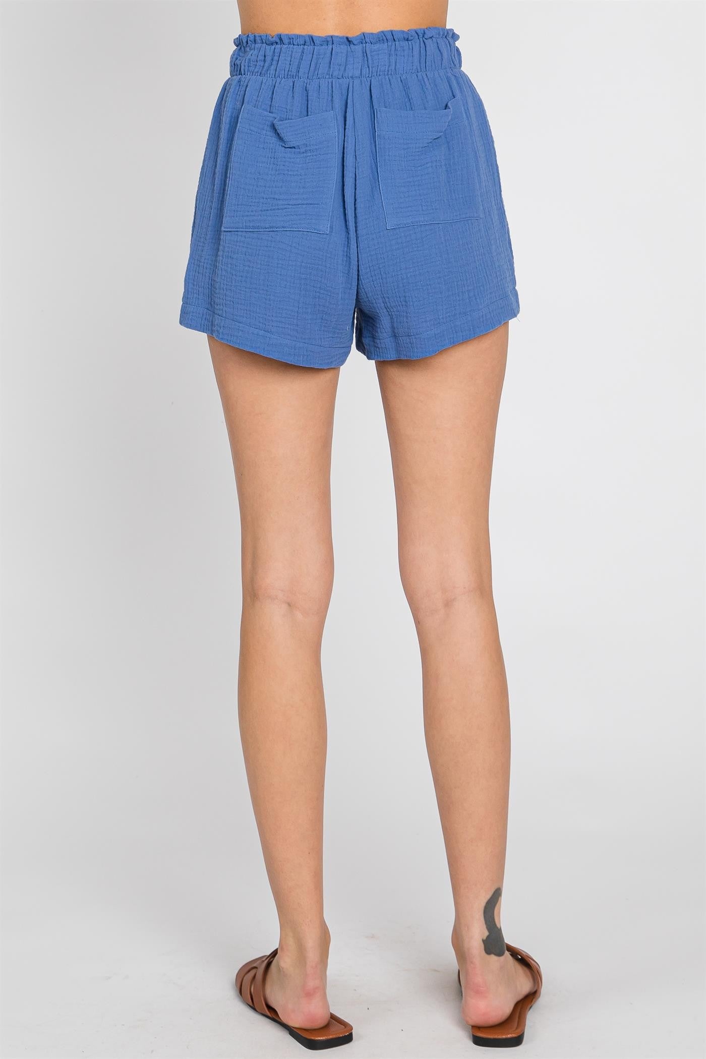 Plus Double Gauze Shorts