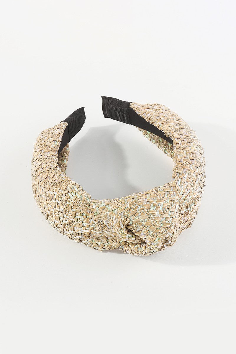 Raffia Topknot Headbands