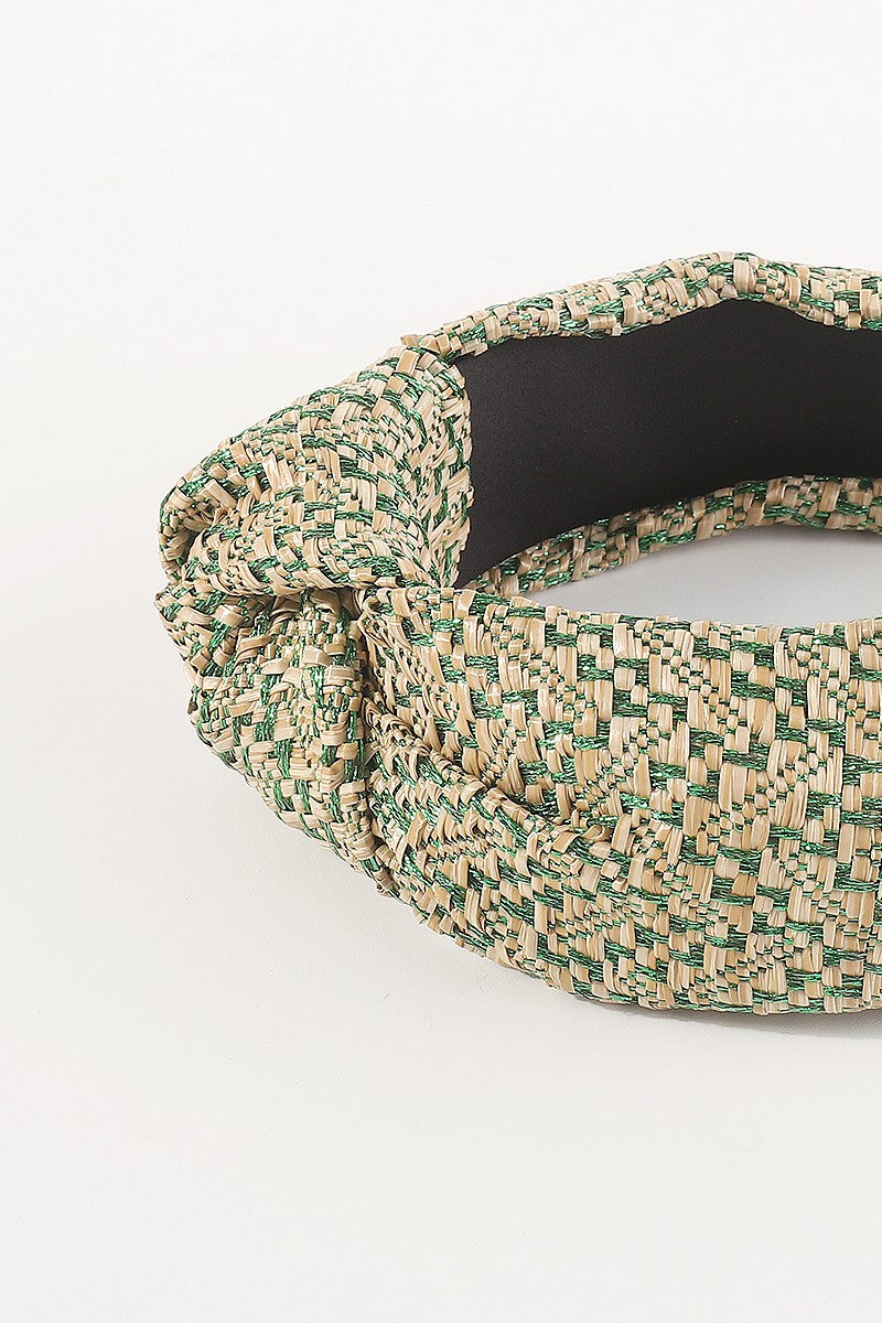 Raffia Topknot Headbands