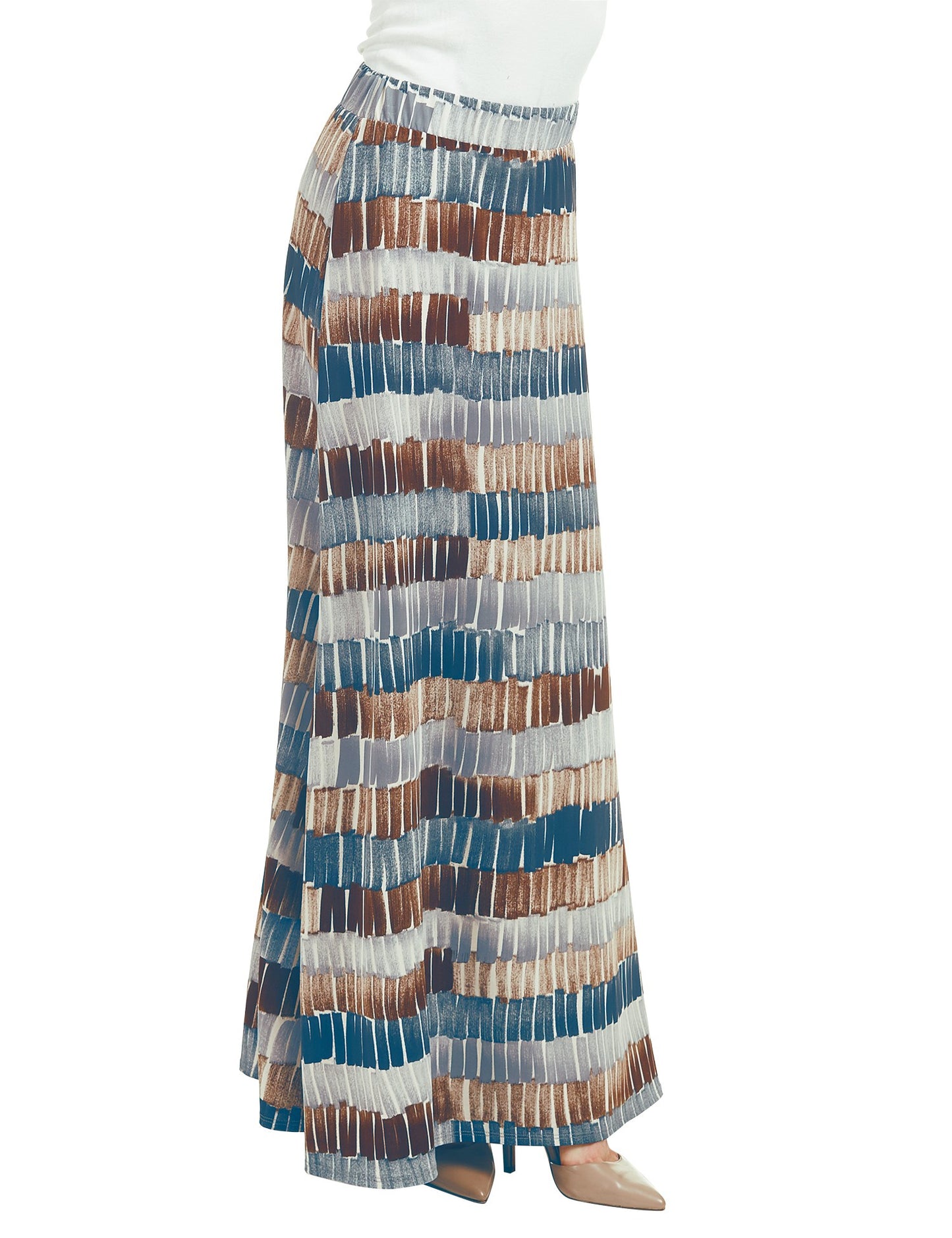 Block Print Maxi Skirt
