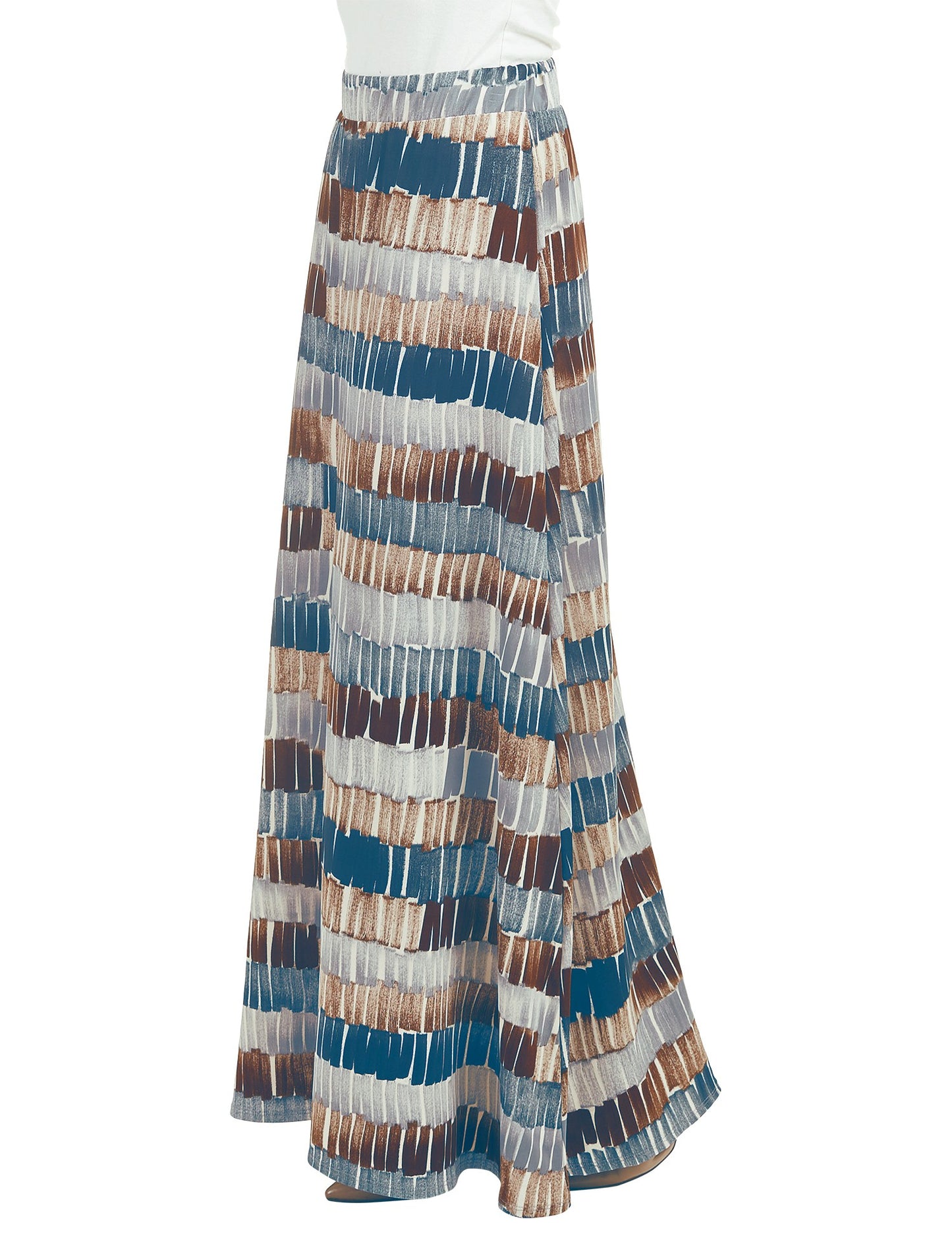 Block Print Maxi Skirt