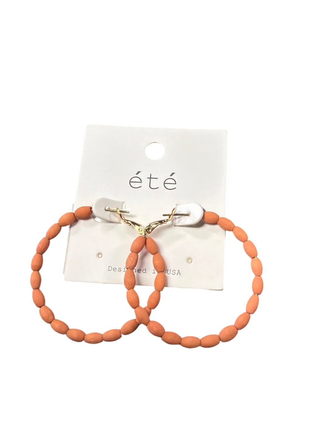 Rust Hoop Earrings