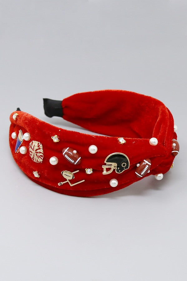 Game Day Velvet Headband