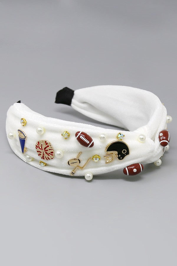 Game Day Velvet Headband