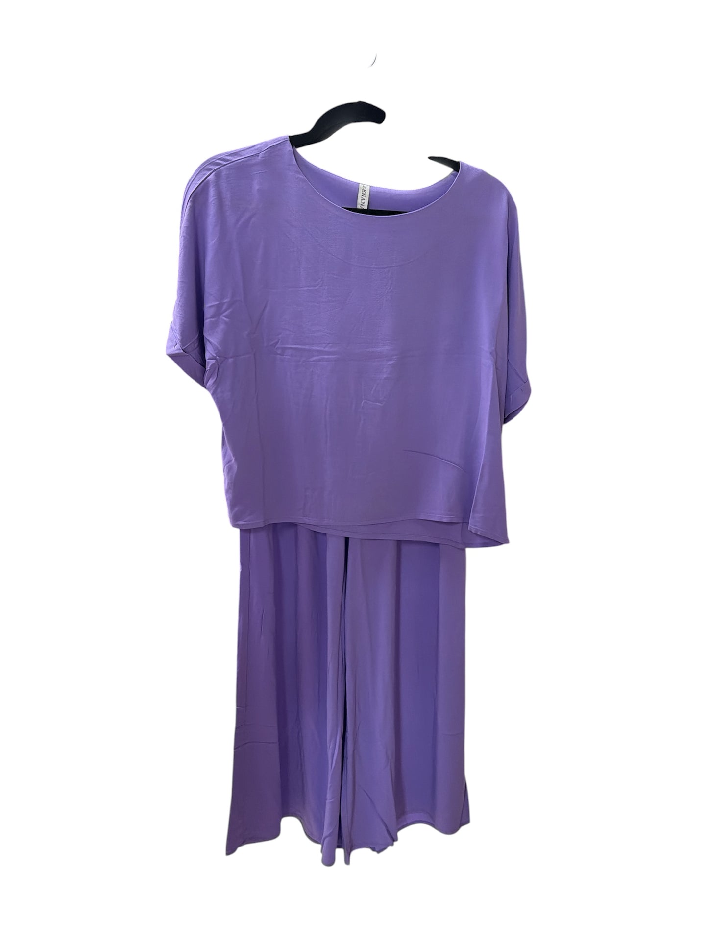 WOVEN SHORT SLEEVE & LONG PANTS SET