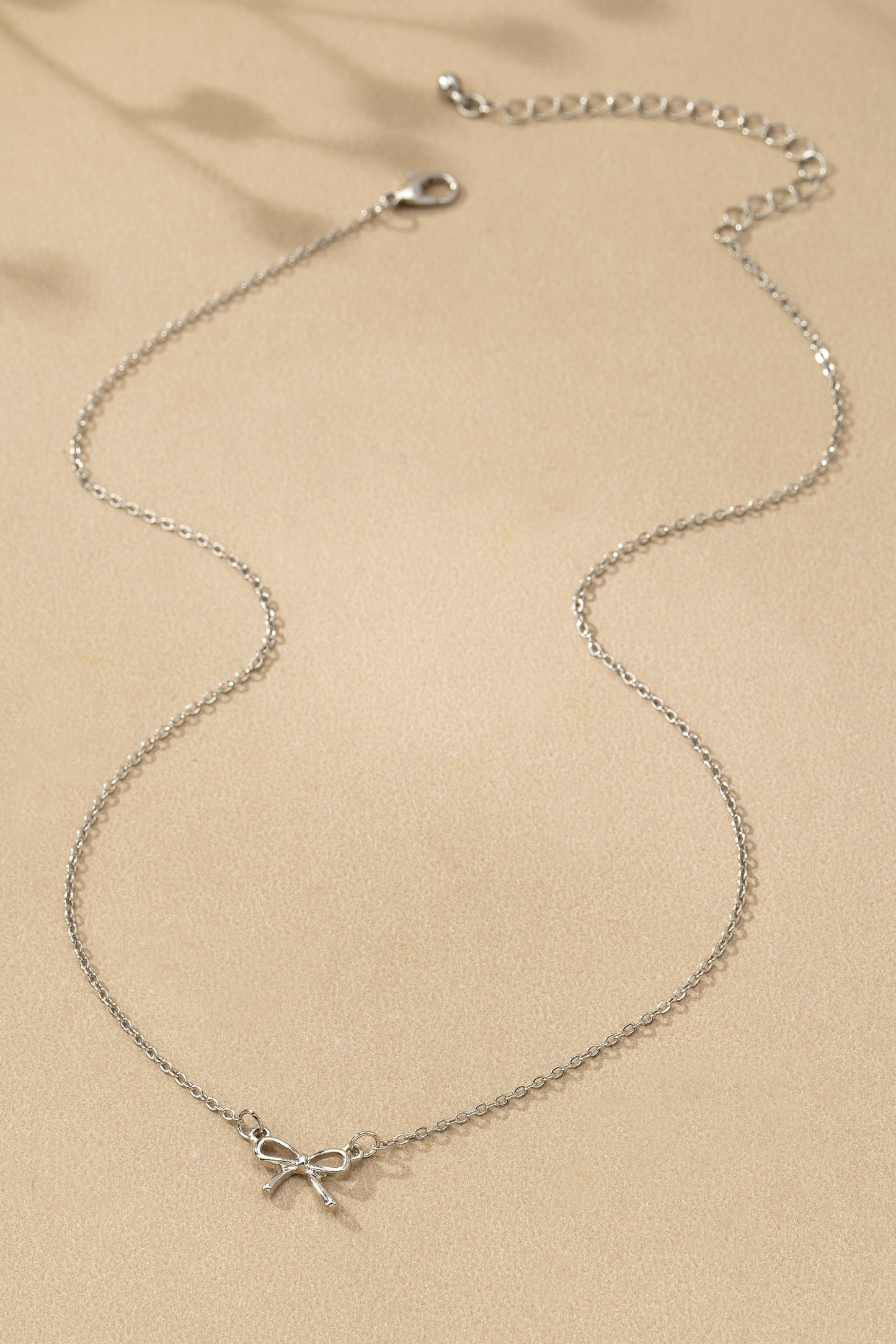 Bow Pendant Necklace