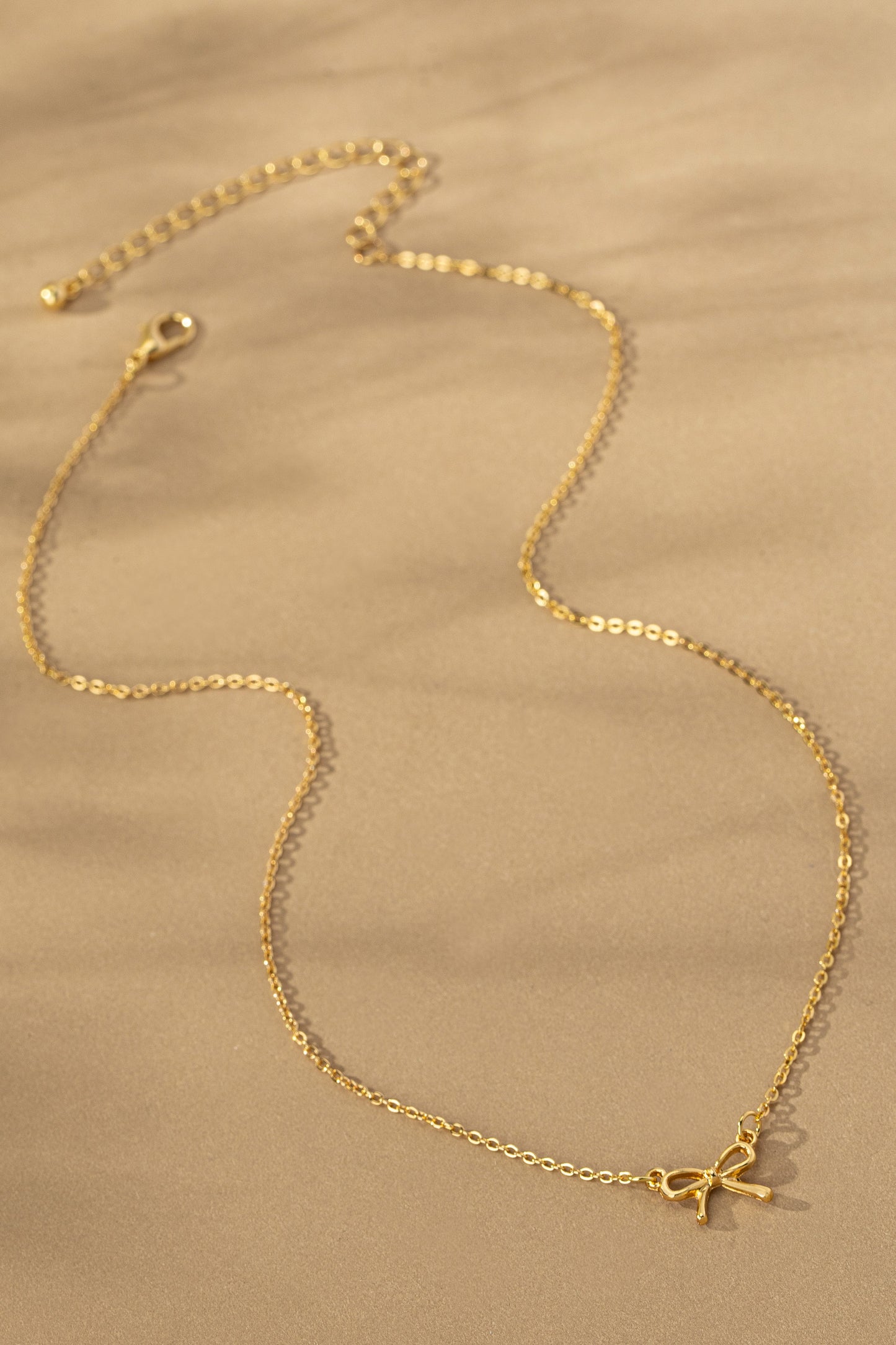 Bow Pendant Necklace