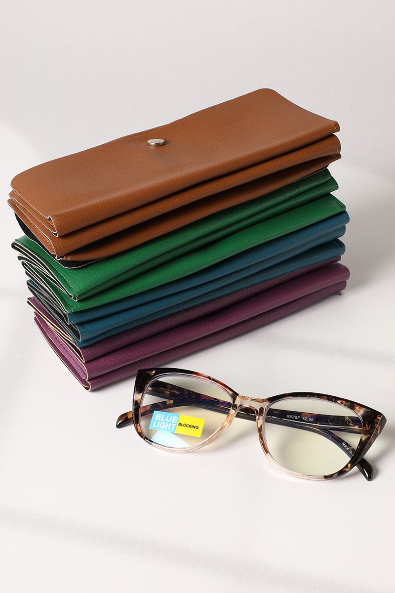 Leather Eyeglasses Sunglasses Pouch
