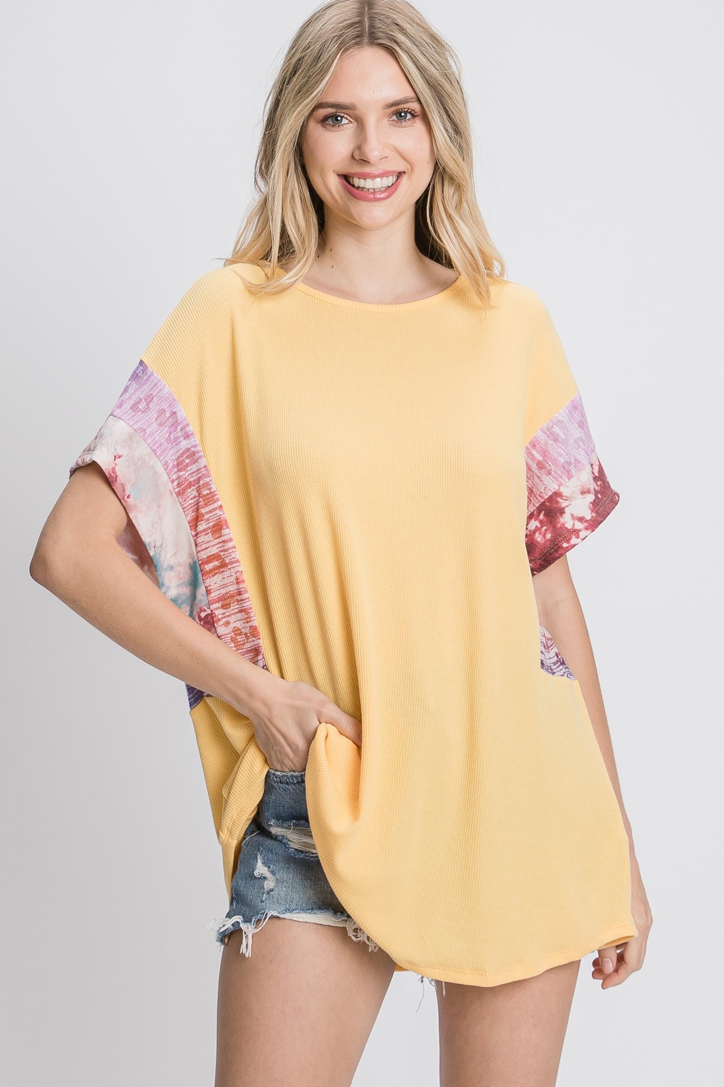 Yellow Oversized Top
