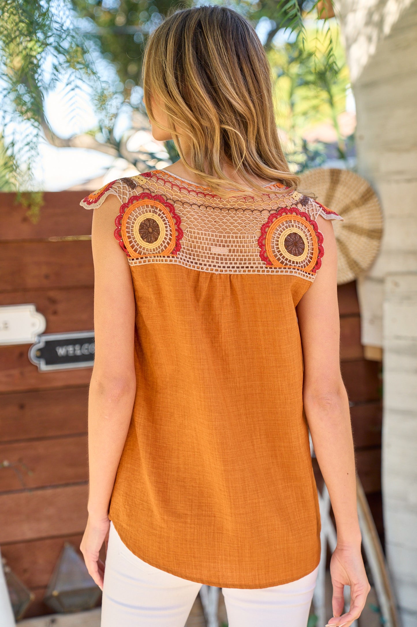 Crochet Trim Top