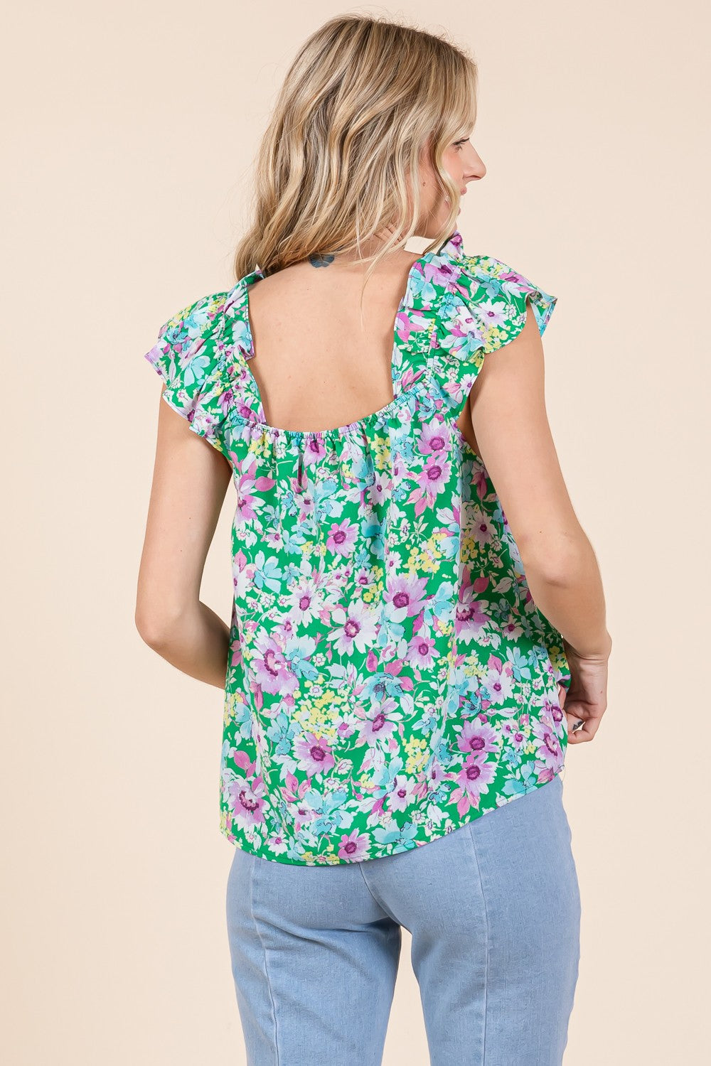 Floral Print Tank Top