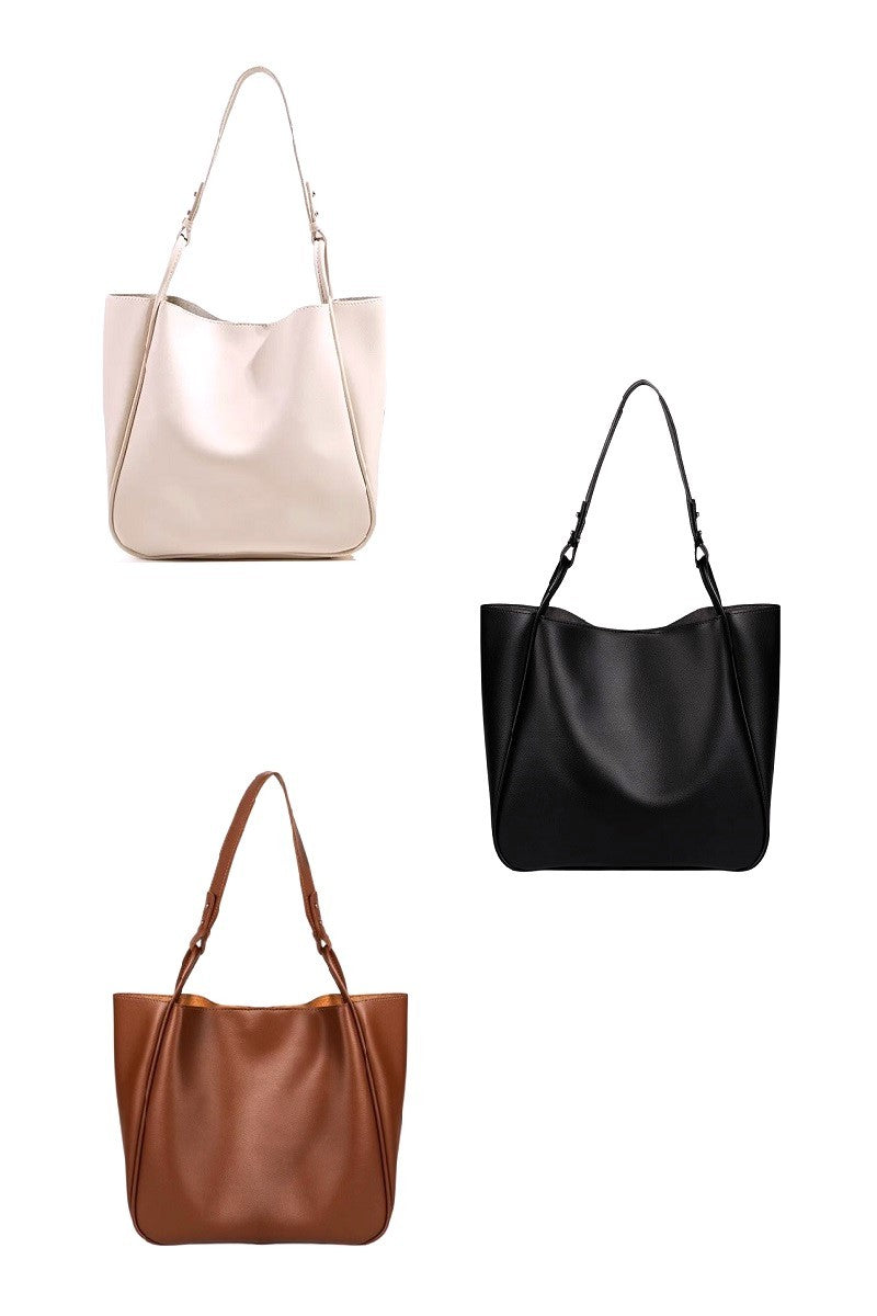 Vegan Leather Shoulder Bag