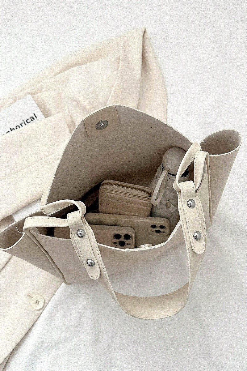 Vegan Leather Shoulder Bag